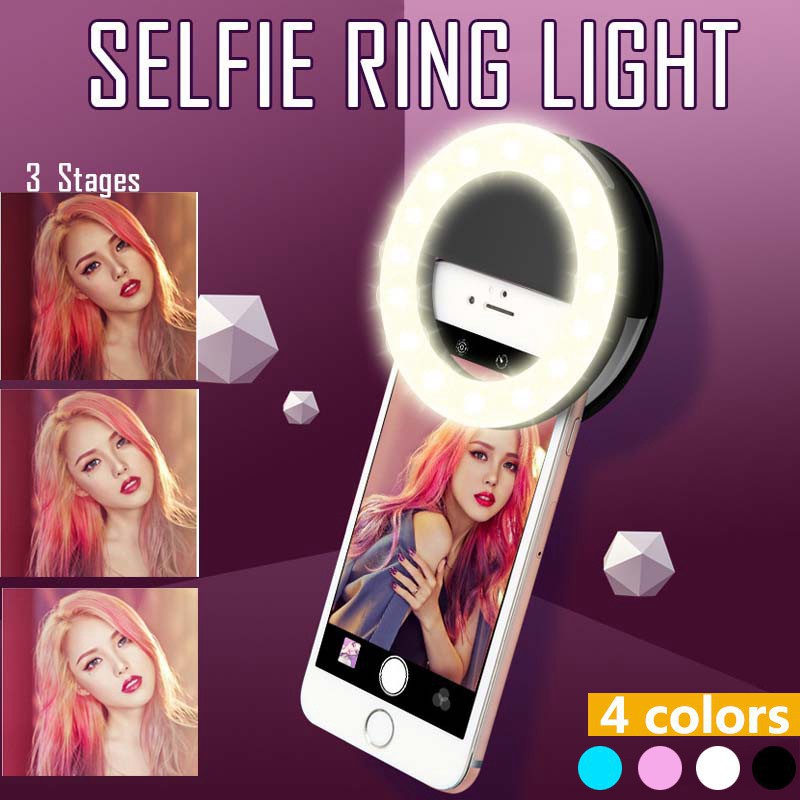 Photography Lighting Game - LED Selfie Ring Licht 3 Ebene